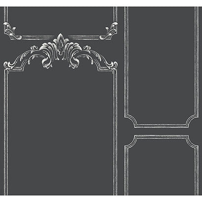 Magnolia Home Chalkboard Black & White Wallpaper MH1532