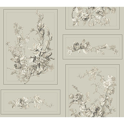 Magnolia Home The Magnolia Brown & Grey Wallpaper MH1544