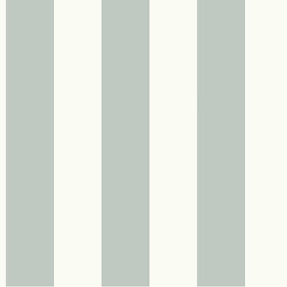 Magnolia Home Awning Stripe Green & White Wallpaper MH1586