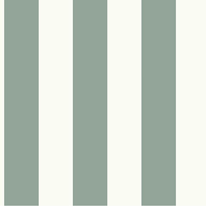 Magnolia Home Awning Stripe Green & White Wallpaper MH1587