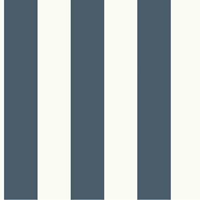 Magnolia Home Awning Stripe Blue & White Wallpaper MH1591