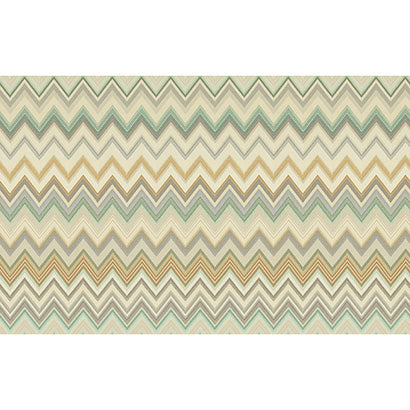 Missoni Happy Zigzag Green Wallpaper MI10333