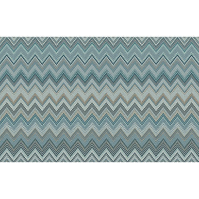 Missoni Happy Zigzag Blue Wallpaper MI10335