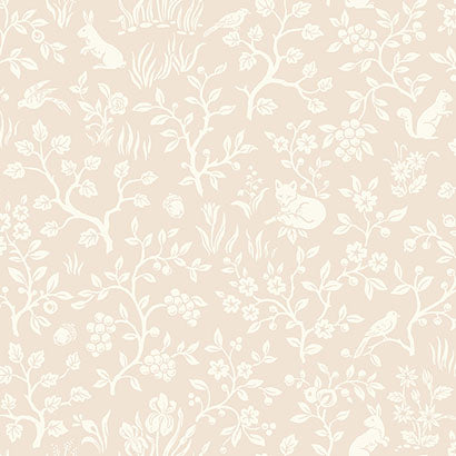 Magnolia Home Fox & Hare Pink Wallpaper MK1110