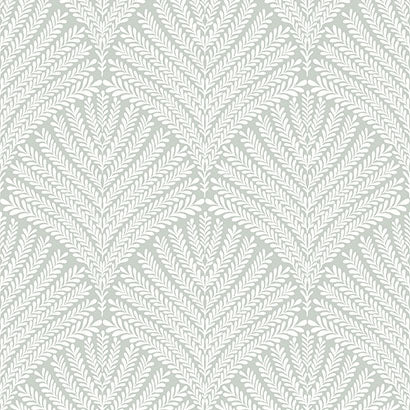 York Beachcomber Green & White Wallpaper MN1871