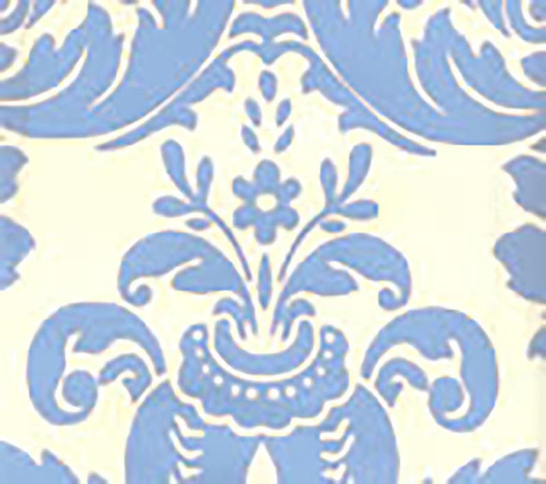 Quadrille Monty China Blue Wallpaper Sample 302157W