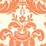 Quadrille Monty Terracotta Wallpaper Sample 302164W