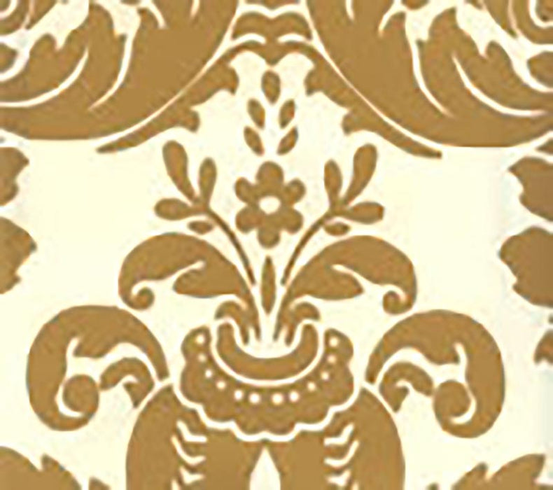 Quadrille Monty Gold Metallic Wallpaper Sample 302166W-M