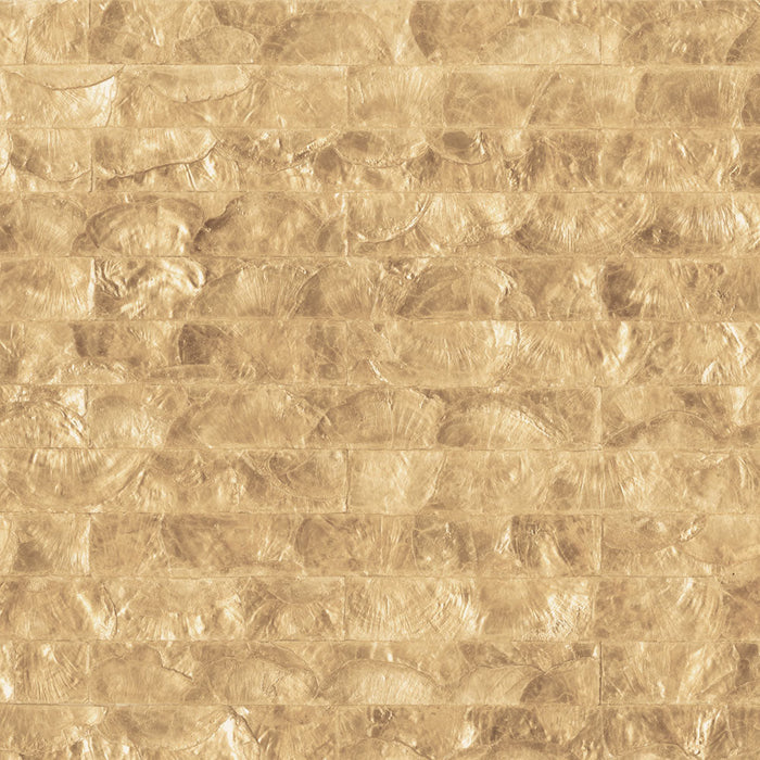 Maya Romanoff Mother of Pearl Golden Pearl Wallpaper Sample MR-MP-02