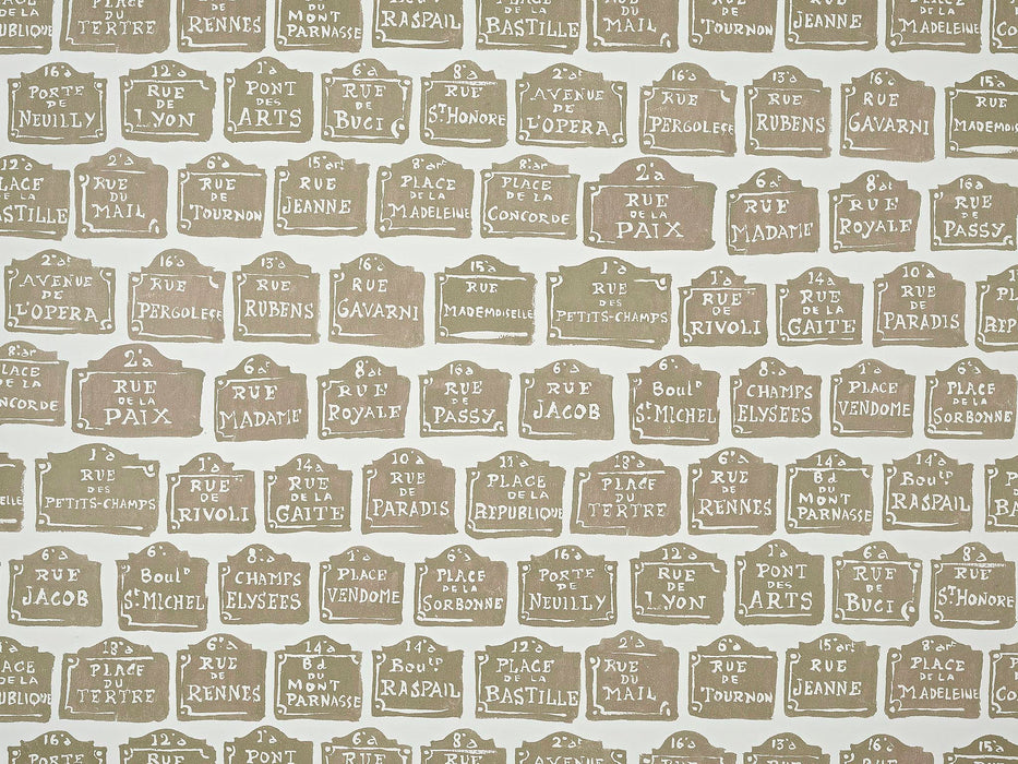 Pierre Frey Les Rues Parisiennes Beige Wallpaper Sample FP841001