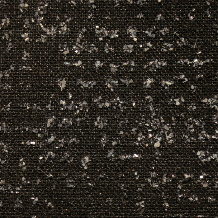 Maya Romanoff Shimmering Burlap Silvery Onyx Wallpaper Sample MR-AK-1109-S