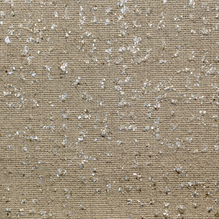 Maya Romanoff Shimmering Burlap Luminous Taupe Wallpaper Sample MR-AK-1176-S