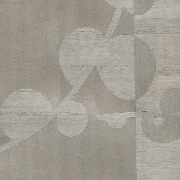 Maya Romanoff Ajiro Vineyard Silver Birch Luster Wallpaper Sample MR-AV-3055-S