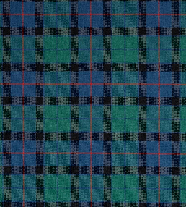 Old World Weavers Flower Of Scotland Blue & Green Fabric MR 03680866