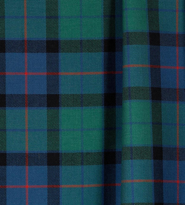 Old World Weavers Flower Of Scotland Blue & Green Fabric MR 03680866