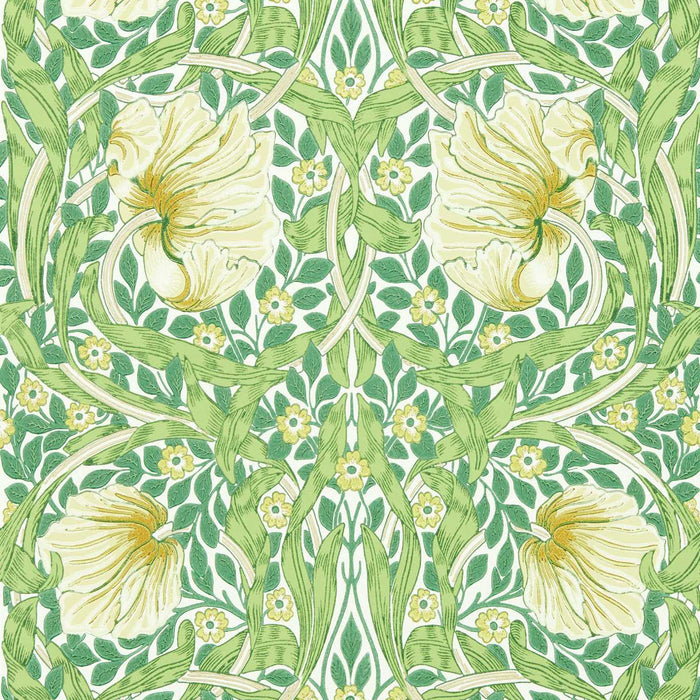 Morris & Co Pimpernel Weld/Leaf Green 217063 Wallpaper Sample MSIM217063