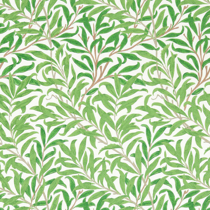 Morris & Co Willow Boughs Leaf Green 217081 Wallpaper Sample MSIM217081