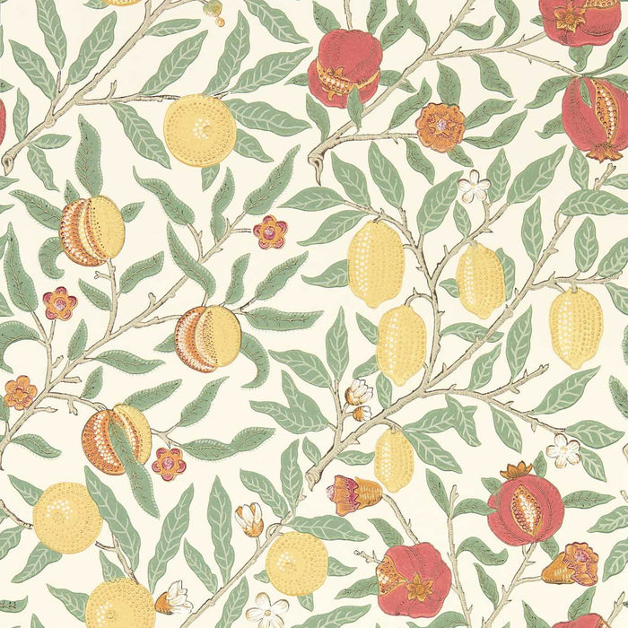 Morris & Co Fruit Bayleaf/Russet 217087 Wallpaper Sample MSIM217087