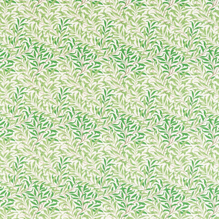 Morris & Co Willow Bough Leaf Greeen 226894 Fabric Sample MSIM226894