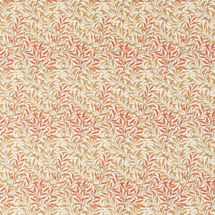 Morris & Co Willow Bough Russet/Ochre 226895 Fabric Sample MSIM226895