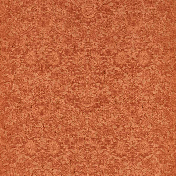 Morris & Co Sunflower Caffoy Velvet Redhouse Fabric Sample MWAR237281