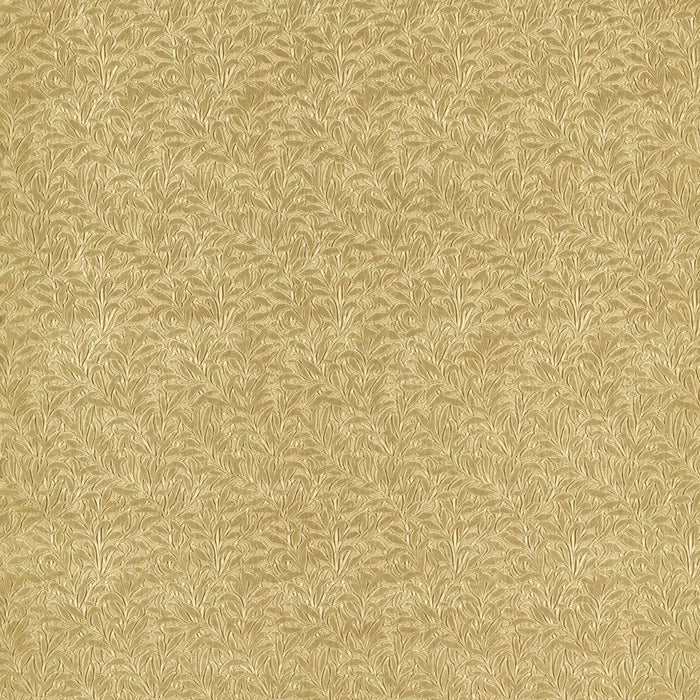 Morris & Co Willow Boughs Caffoy Velvet Citrus Stone Fabric Sample MWAR237287