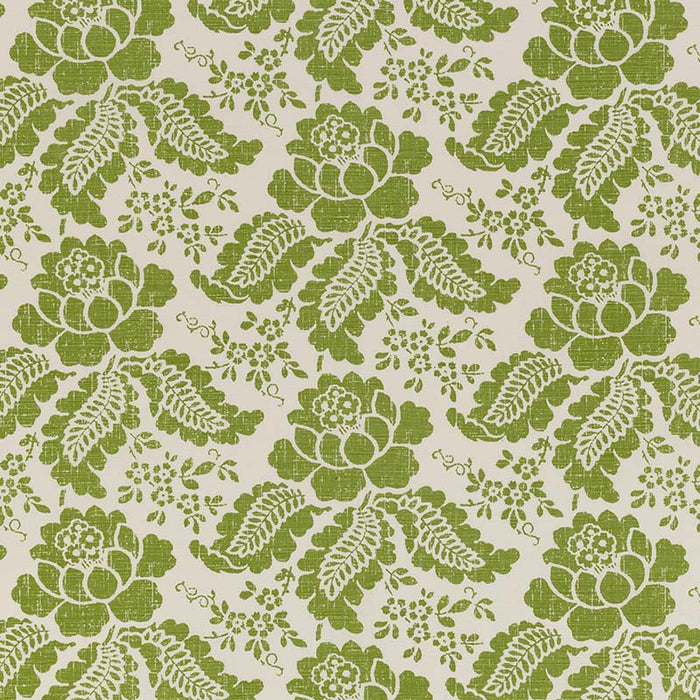 Quadrille Martine Leaf Green Fabric 304170F-05