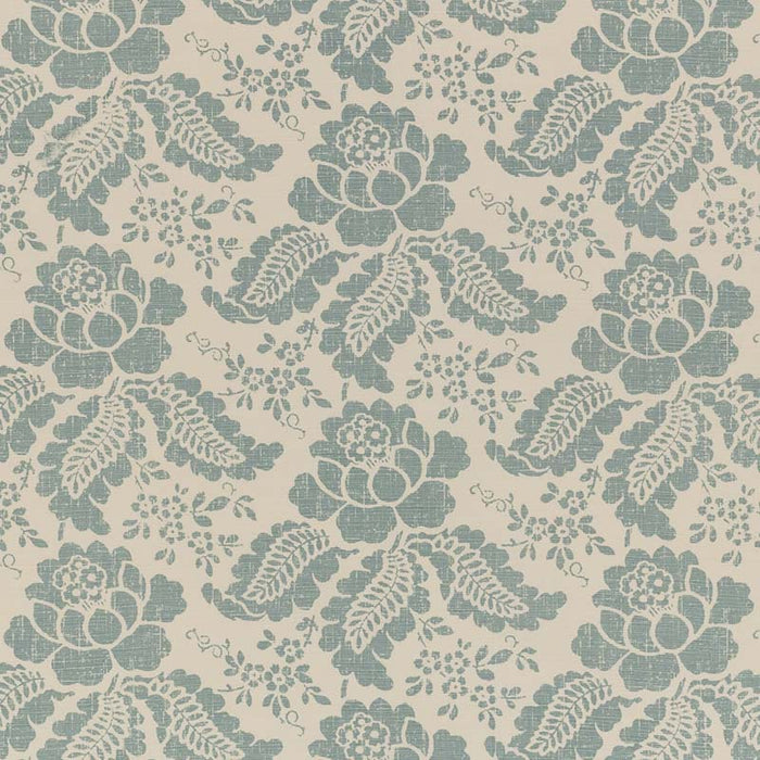 Quadrille Martine Windsor Blue Fabric 304170F-01