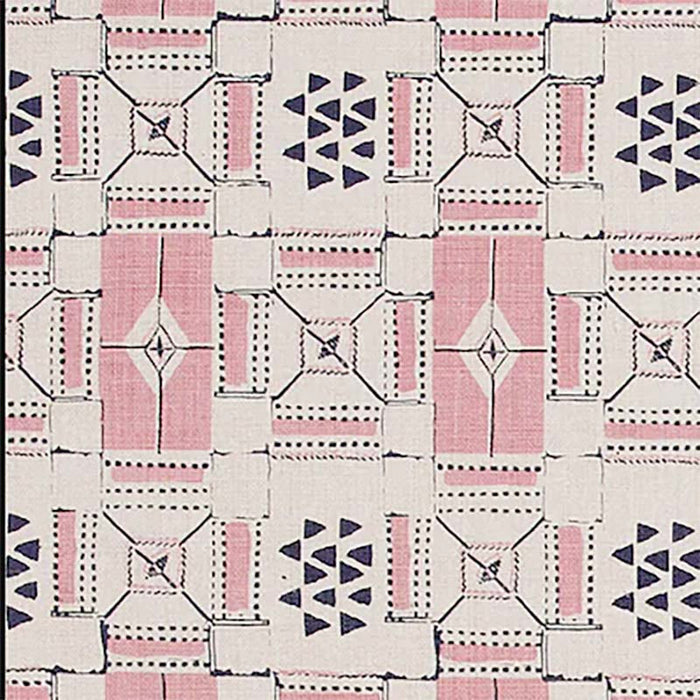 Peter Dunham Mogador Pink/Indigo Fabric Sample 111MGD01