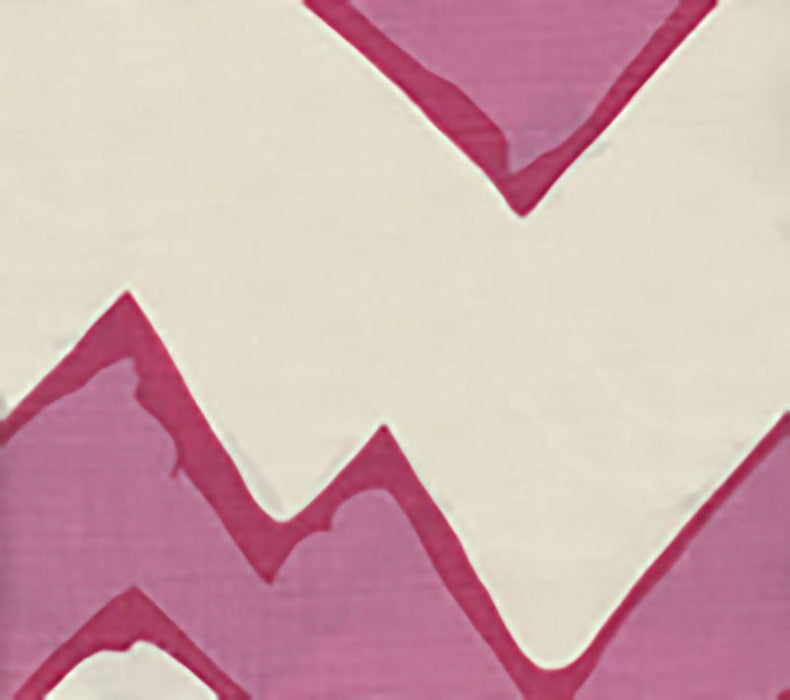 Alan Campbell Montecito Zig Zag Pinks Fabric AC260-02