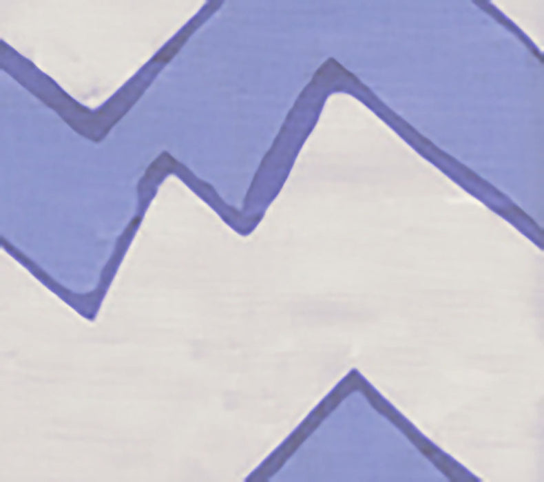 Alan Campbell Montecito Zig Zag Periwinkle Fabric AC260-01