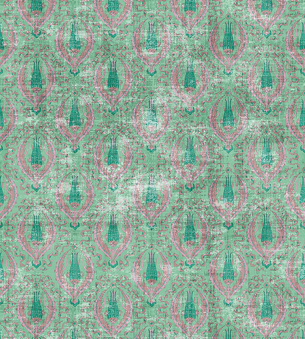 Nicolette Mayer Byzantine - Sheer Jewel Green Fabric Sample N4 1023BY10