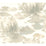 York Water Lily Grey Wallpaper NA0524