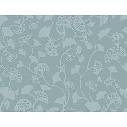 York Gingko Trail Blue Wallpaper NA0573