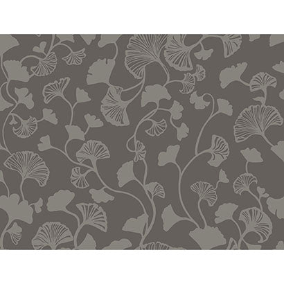 York Gingko Trail Black Wallpaper NA0575