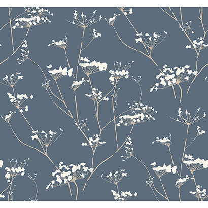 York Enchanted Blue Wallpaper NA0600