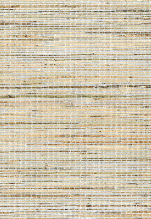 Seabrook Designs Jute Brown, Metallic Silver Wallpaper NA202