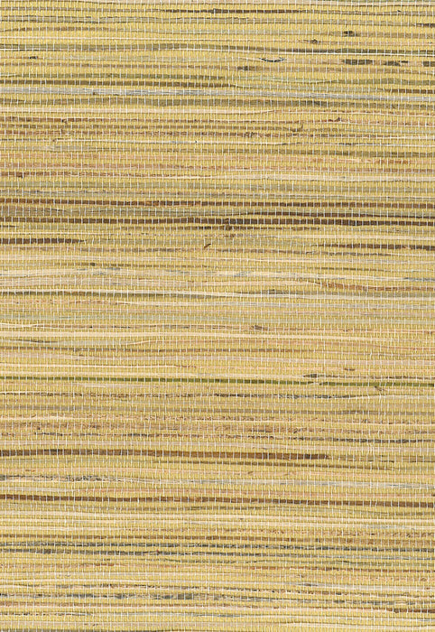 Seabrook Designs Jute Brown, Metallic Gold Wallpaper Sample NA203