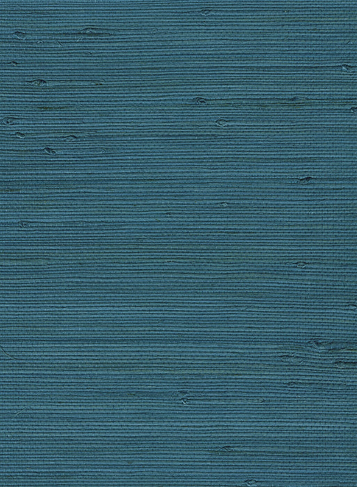 Seabrook Designs Jute Blue Wallpaper Sample NA303