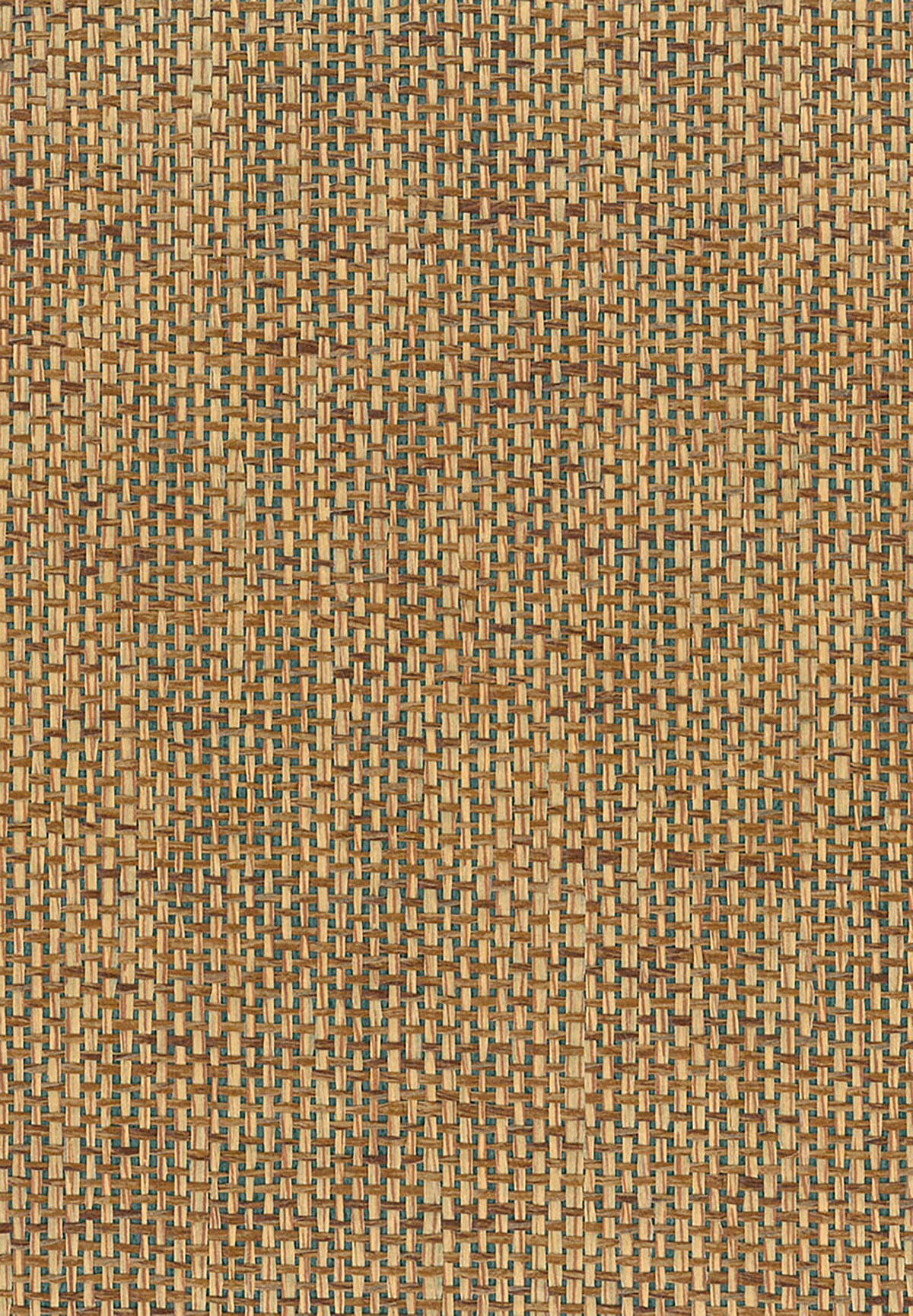 Seabrook Designs Paperweave Brown, Green Wallpaper NA502