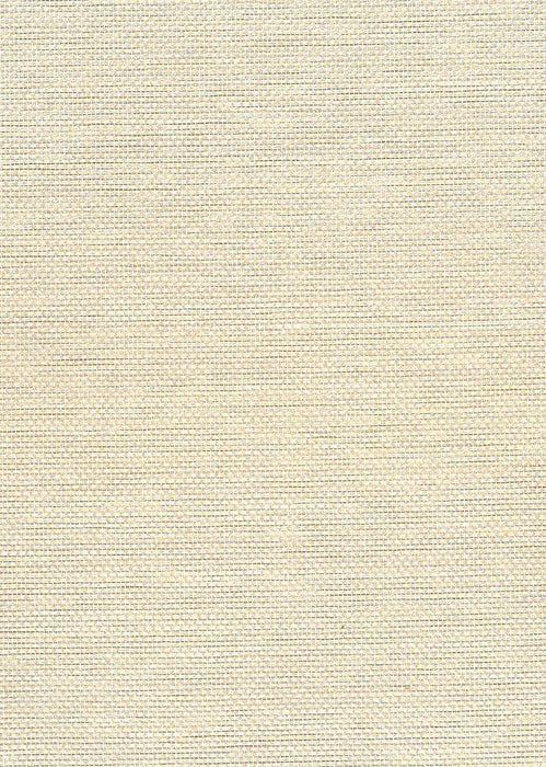 Seabrook Designs Paperweave Metallic Silver, Off White Wallpaper Sample NA509