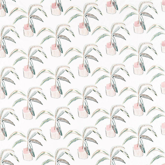 Scion Crassula Blush/Brick/Mist 132862 Fabric Sample NABS132862