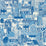 Scion Stockholm Cloudless Blue 112808 Wallpaper Sample NART112808