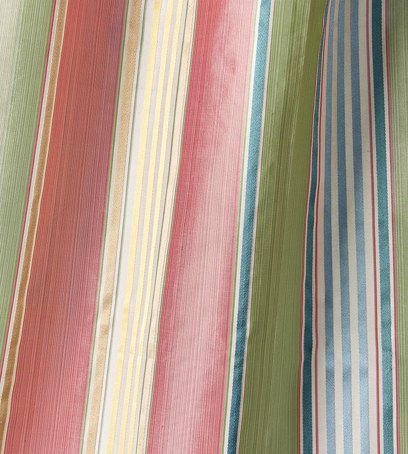 Old World Weavers Charlotte Stripe Perennial Fabric Sample ND 00046130