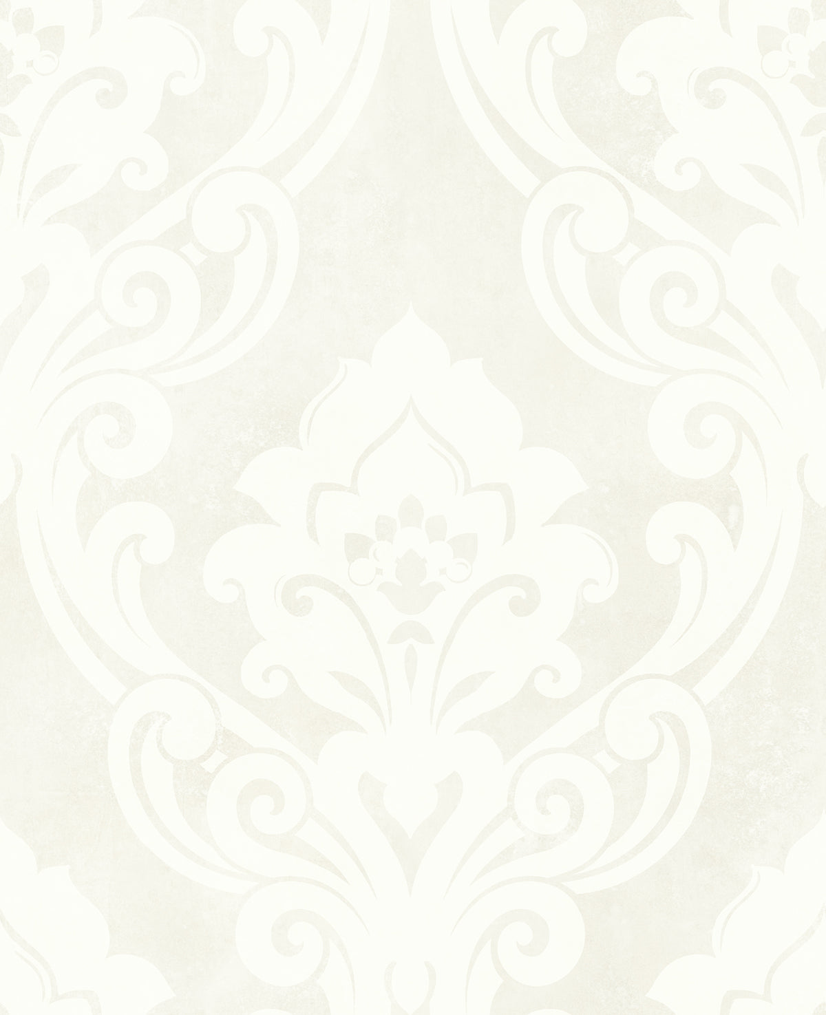 Seabrook Designs Vogue Damask Metallic And Gray Wallpaper NE50110