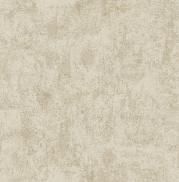 Seabrook Designs Atelier Stucco Metallic Gold And Tan Wallpaper Sample NE50407