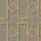 Seabrook Designs Adorn Geo Metallic Gold And Platinum Wallpaper Sample NE50600