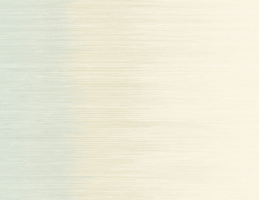 Seabrook Designs Catwalk Stria Mist, Tan, And Off-white Wallpaper Sample NE51104