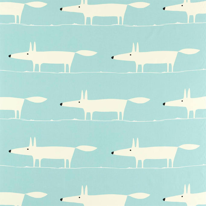 Scion Mr Fox Sky 120874 Fabric Sample NESF120874