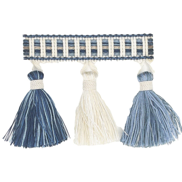 Stout Nina Tassel Fringe 1 Navy Trim NINA-1